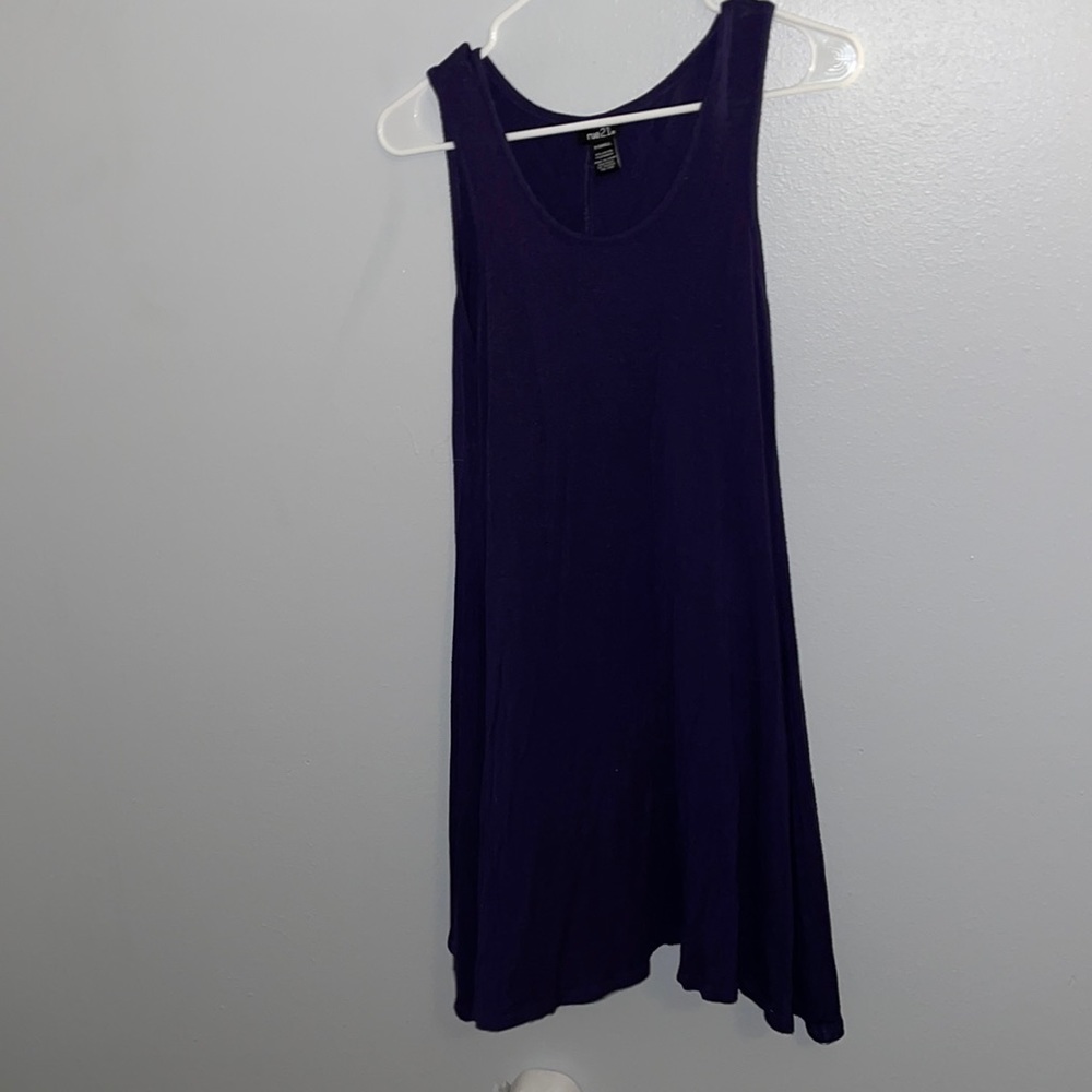 long purple dress